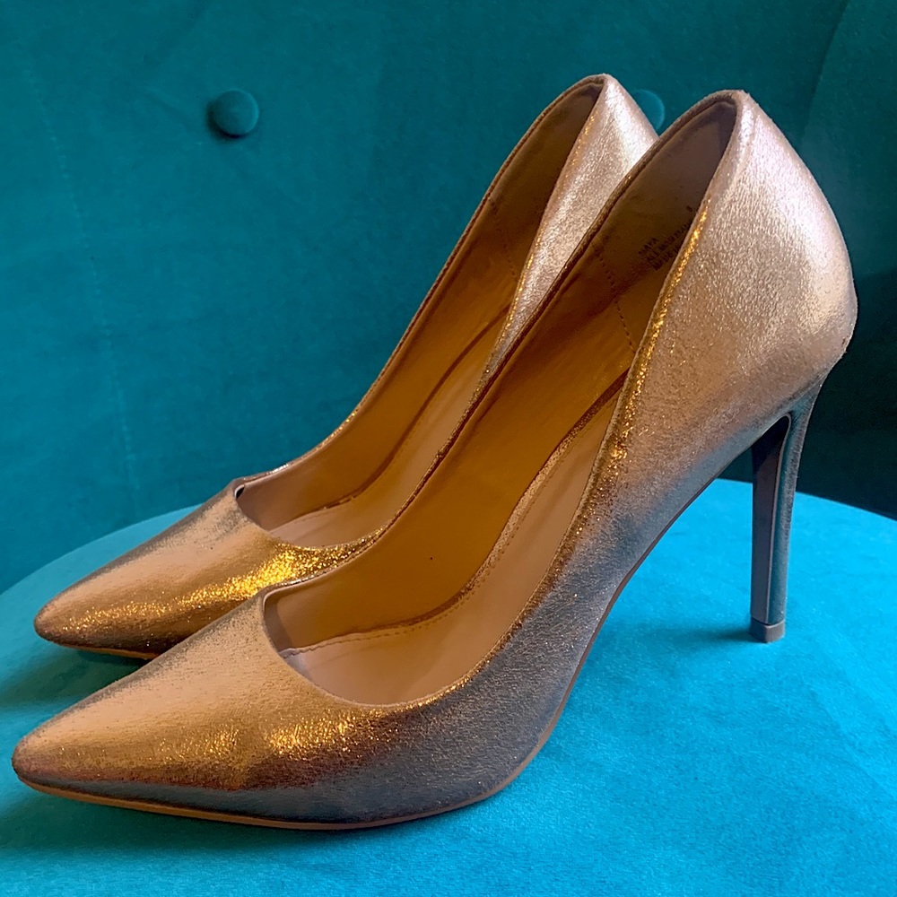 Rose Gold Glimmer Heels